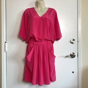 NWT Julie Dillon Pink Silk Dress